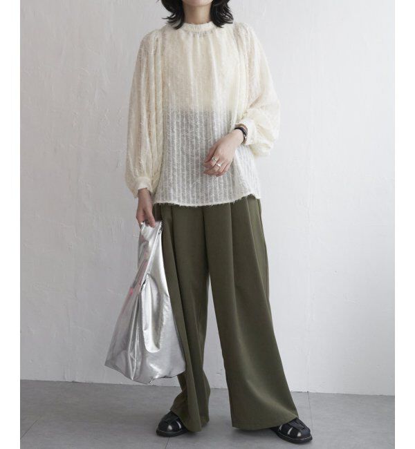 VENCE share style「シアーフリンジブラウス」|シャツ・ブラウス|