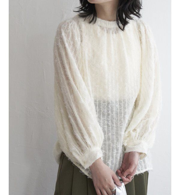 VENCE share style「シアーフリンジブラウス」|シャツ・ブラウス|