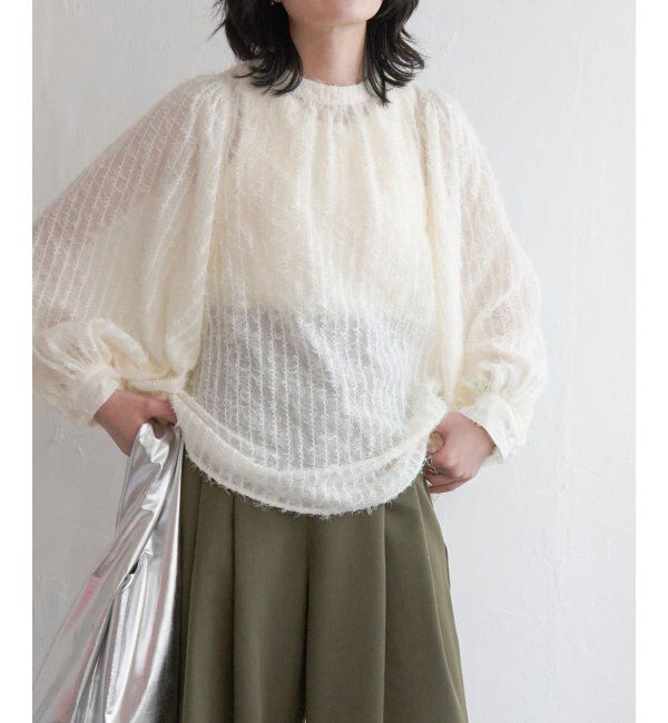 VENCE share style「シアーフリンジブラウス」|シャツ・ブラウス|