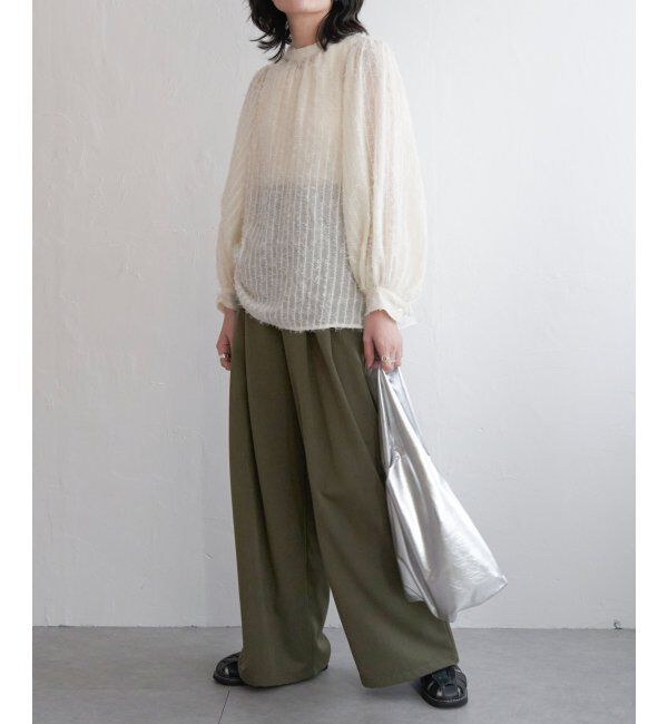VENCE share style「シアーフリンジブラウス」|シャツ・ブラウス|