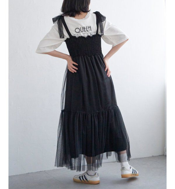 VENCE share style「チュールティアードワンピース」|ワンピース|