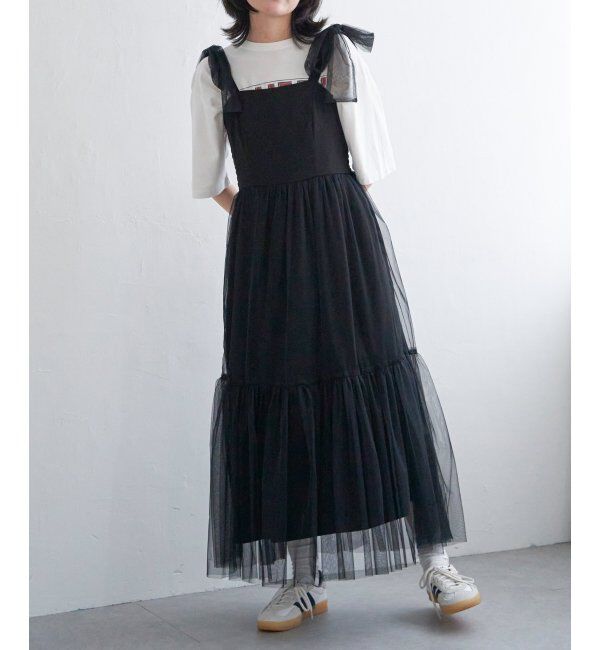VENCE share style「チュールティアードワンピース」|ワンピース|