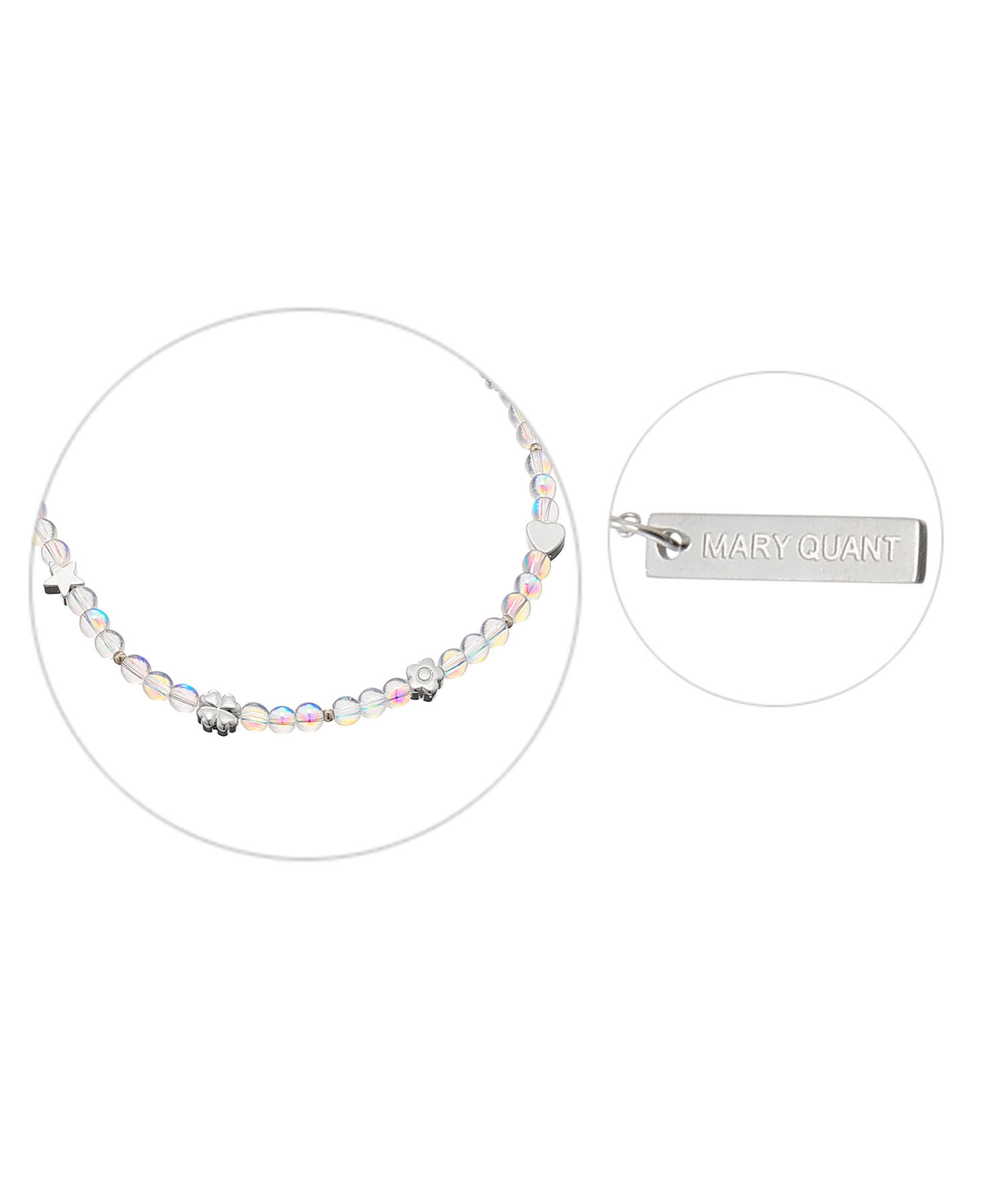 MARY QUANT「ガラスビーズ ネックレス」|ネックレス|