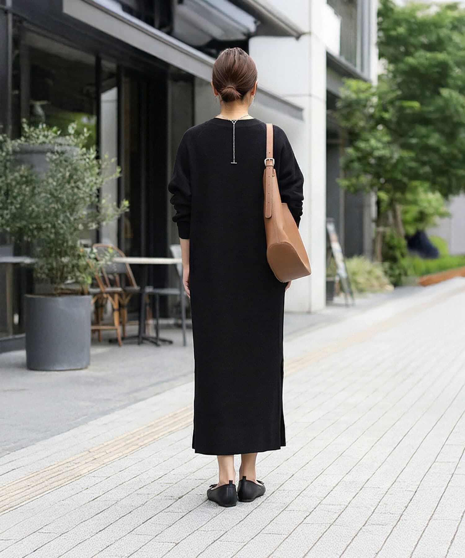 STYLE DELI「サーマル編みラグラン袖ワンピース」|ワンピース|
