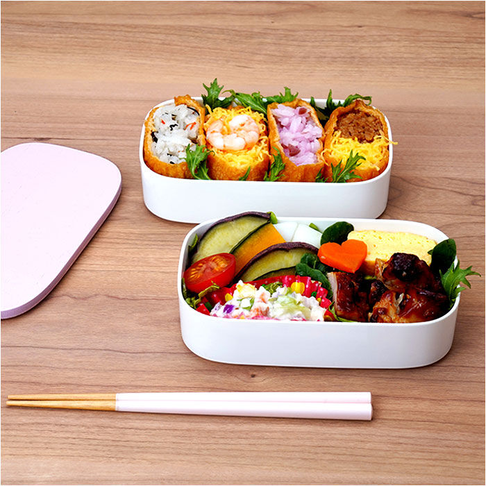 BACKYARD FAMILY「ランチボックス お弁当箱 2段 通販 弁当箱 2段ランチボックス ニ段 電子レンジ対応 レンジ対応」|食器・キッチングッズ|