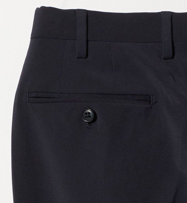 UNITED ARROWS green label relaxing「A+ TWPU トロピカル無地 スリム セットアップ パンツ スラックス -ウォッシャブル・ストレッチ・ウエストア」|スーツ|