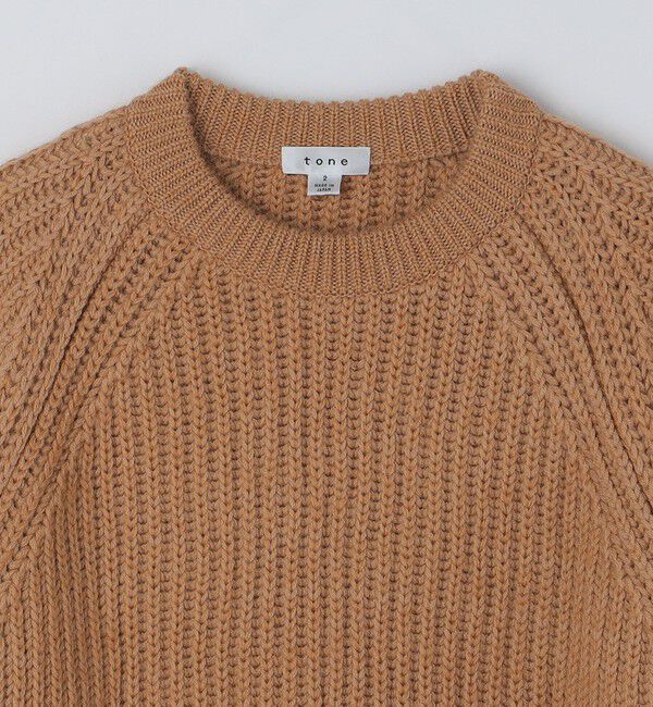 SHIPS「tone: FISHERMAN SWEATER」|ニット・セーター|