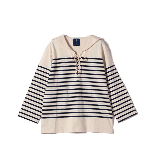 SHIPS for women「【SHIPS別注】Le minor: ボーダー セーラーカラー プルオーバー」|Tシャツ・カットソー|