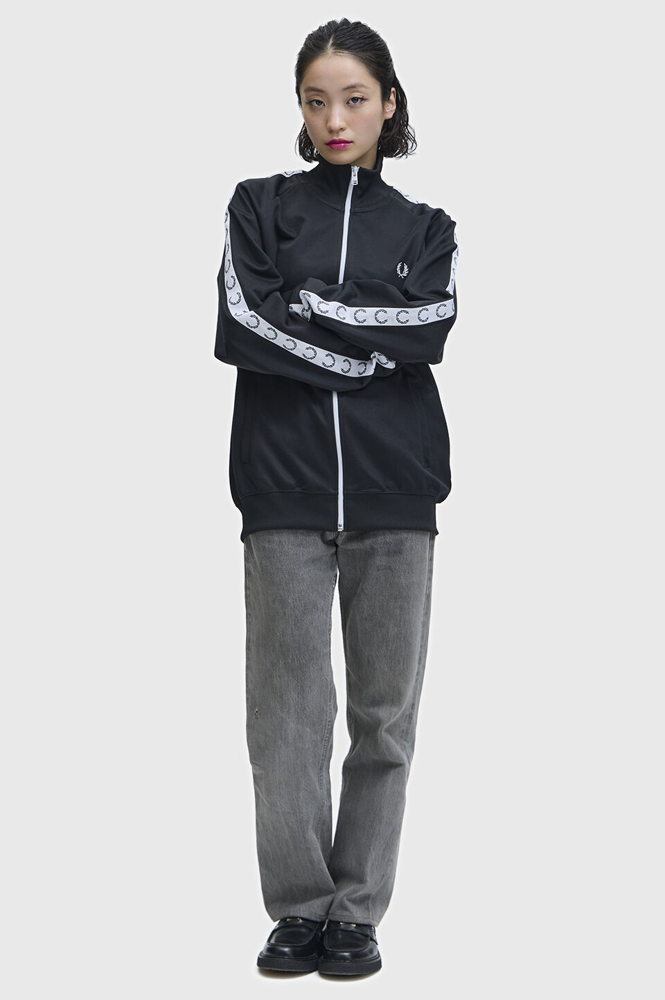 FRED PERRY 「Taped Track Jacket／フレッドペリートラックジャケット」|スウェット・ジャージ|