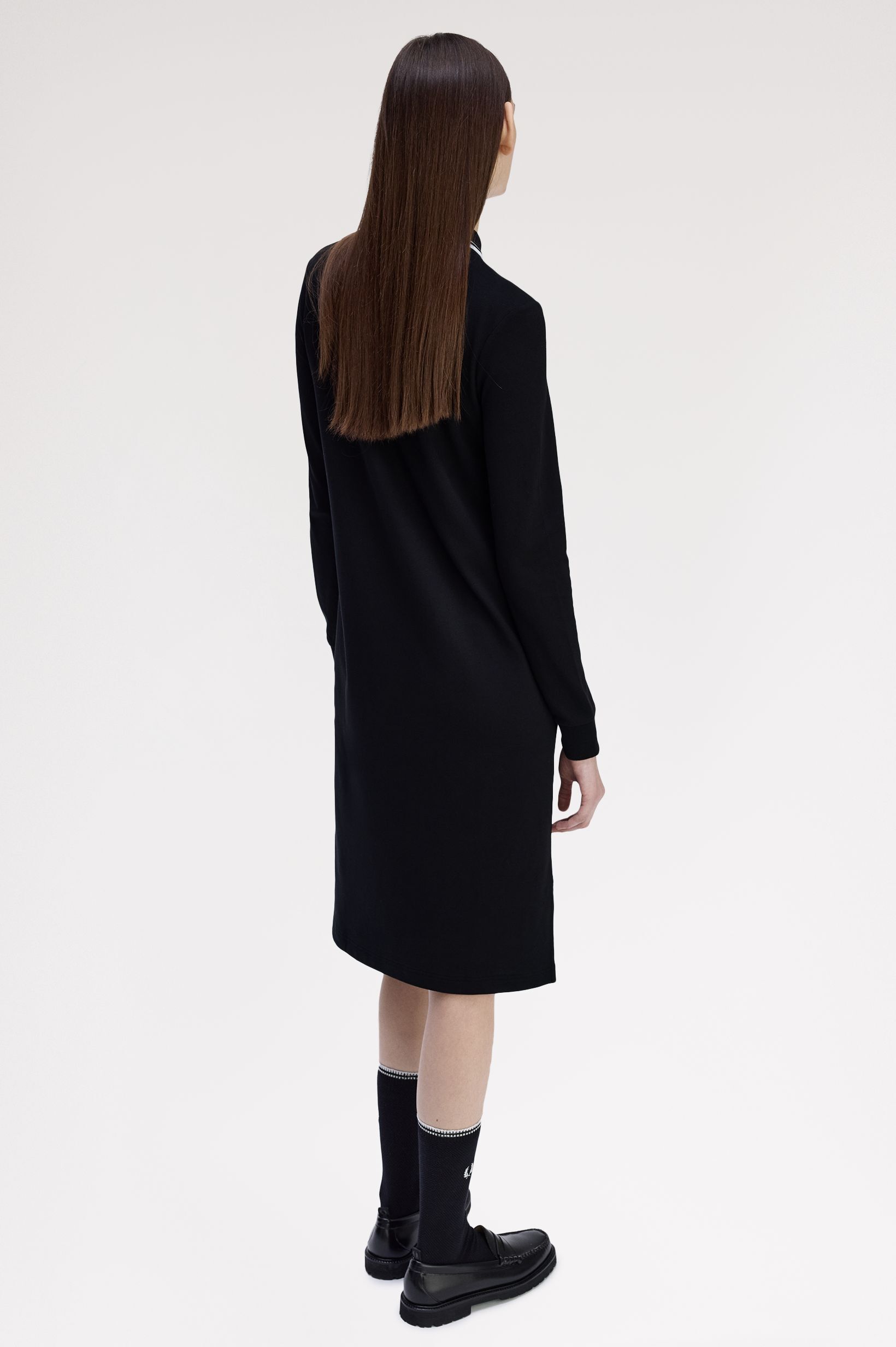 FRED PERRY 「The Long Sleeve Fred Perry Shirt Dress／フレッドペリー長袖ポロシャツワンピース」|ワンピース|