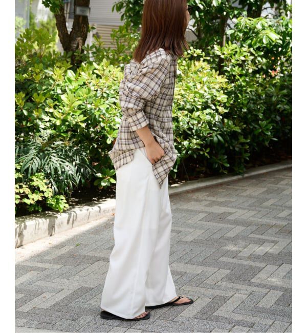 OUTDOOR PRODUCTS Usual Things「コットンボイルワッシャーチェックシャツ」|シャツ・ブラウス|