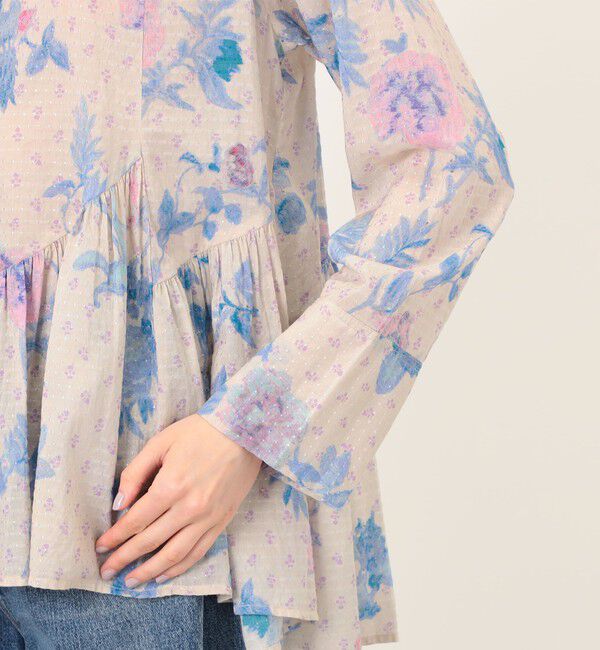 TOMORROWLAND BUYING WEAR「ne Quittez pas Dot Dobby Bouquet ブラウス」|シャツ・ブラウス|
