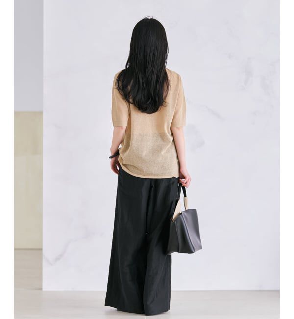 Plage「《予約》 Sheer H/S カーディガン」|カーディガン|