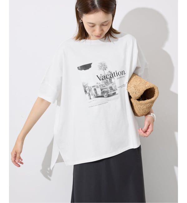 SLOBE IENA「LIFE フォトドルマンTシャツ」|Tシャツ・カットソー|