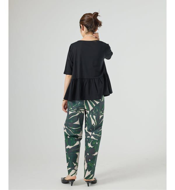 VERMEIL par iena「《予約》Leaf print パンツ」|その他|