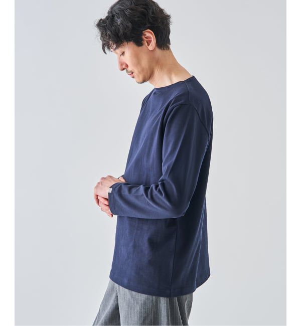 EDIFICE「LOOPWHEELER for LOWERCASE 別注 天竺ボートネック」|Tシャツ・カットソー|
