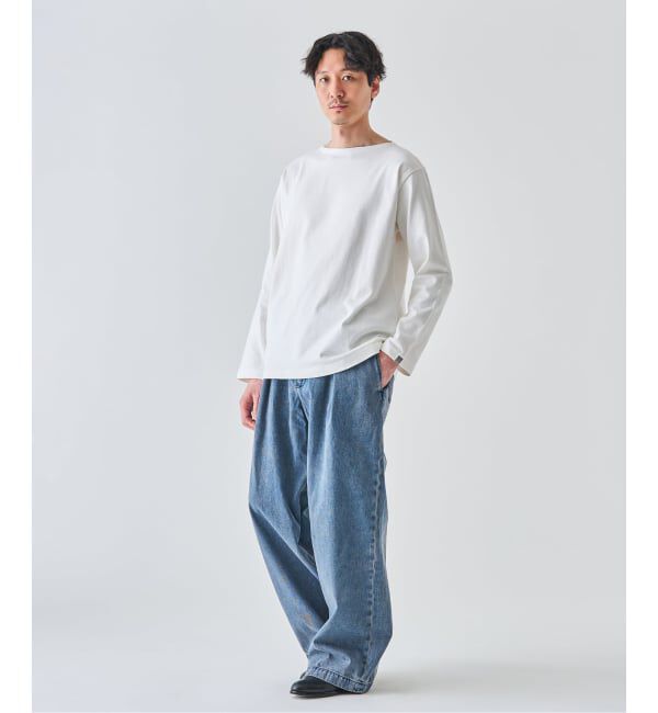 EDIFICE「LOOPWHEELER for LOWERCASE 別注 天竺ボートネック」|Tシャツ・カットソー|