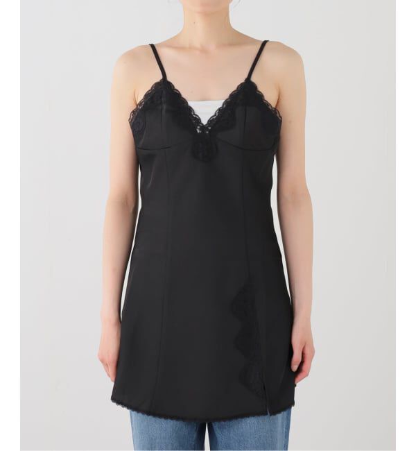 JOURNAL STANDARD「【GREEN BUTTER/グリーンバター】 SILKY LACE SLIP MINI DRESS」|ワンピース|