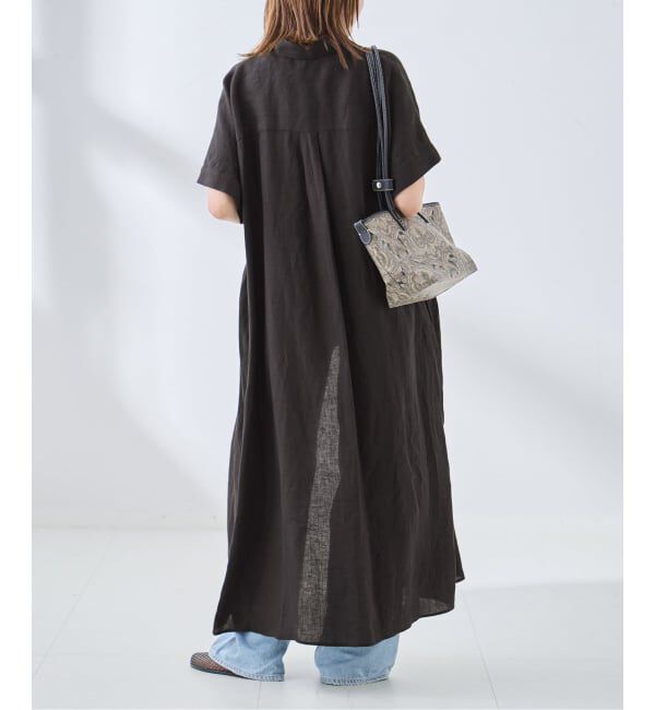 journal standard L'essage「リネンドルマンシャツワンピース」|ワンピース|