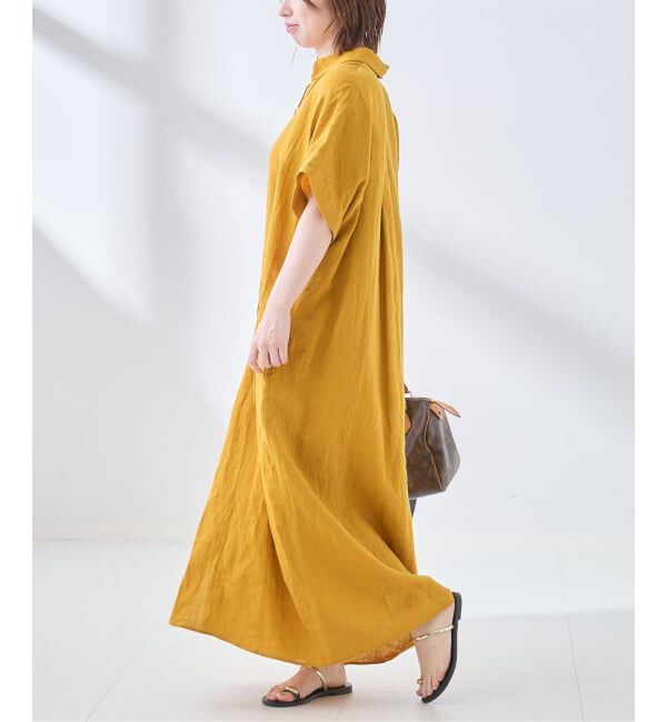 journal standard L'essage「リネンドルマンシャツワンピース」|ワンピース|