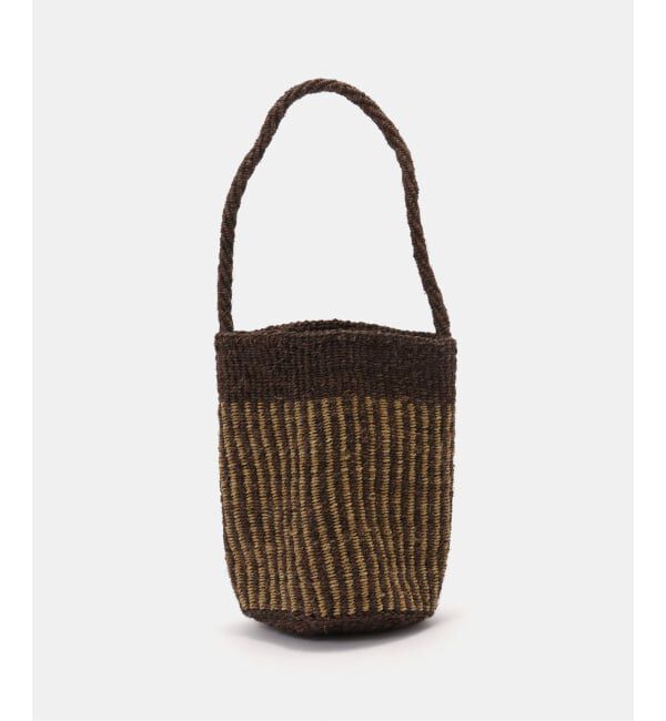 journal standard luxe「【SOIL】STRIPE SISAL ONE HANDLE BAG」|かごバッグ|