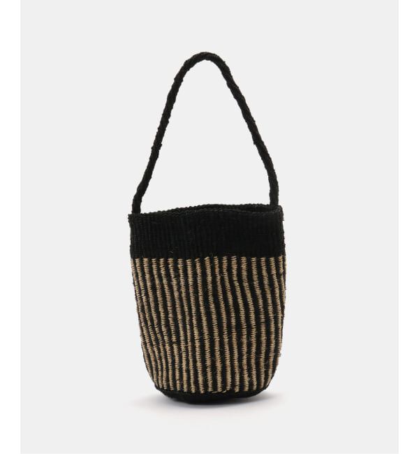 journal standard luxe「【SOIL】STRIPE SISAL ONE HANDLE BAG」|かごバッグ|