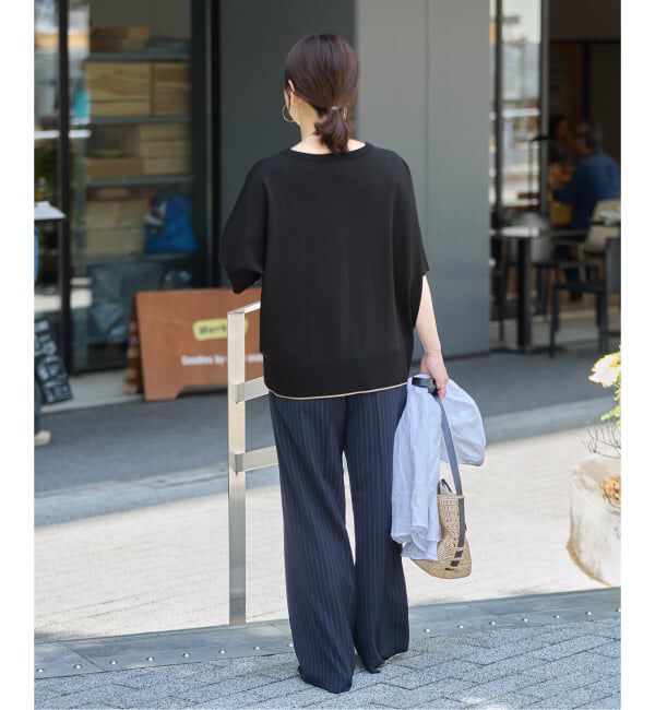 JOURNAL STANDARD「《追加2》【UVカット/洗える/接触冷感】WASHABLE COOL UV ドルマンプルオーバー」|ニット・セーター|
