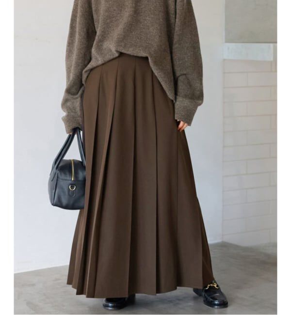 JOURNAL STANDARD relume「《WEB限定追加予約》ワイドプリーツイージースカート」|スカート|