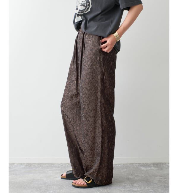 Spick and Span「《追加予約》TICCA / ティッカ  レオパードジャガードパンツ」|その他|