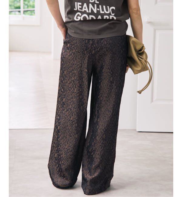 Spick and Span「《追加予約》TICCA / ティッカ  レオパードジャガードパンツ」|その他|