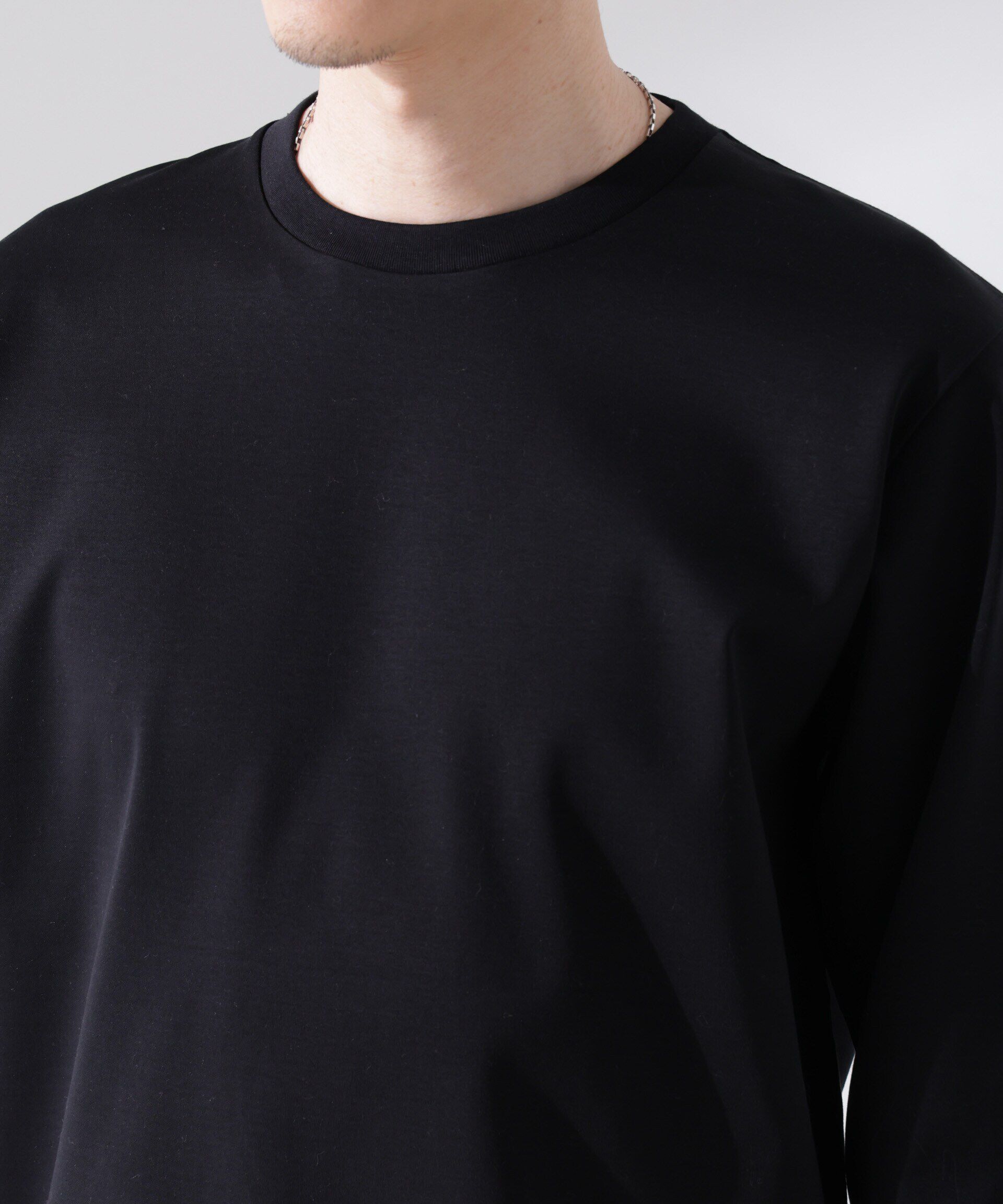 nano･universe「アンチスメル クルーネックTシャツ 長袖」|Tシャツ・カットソー|