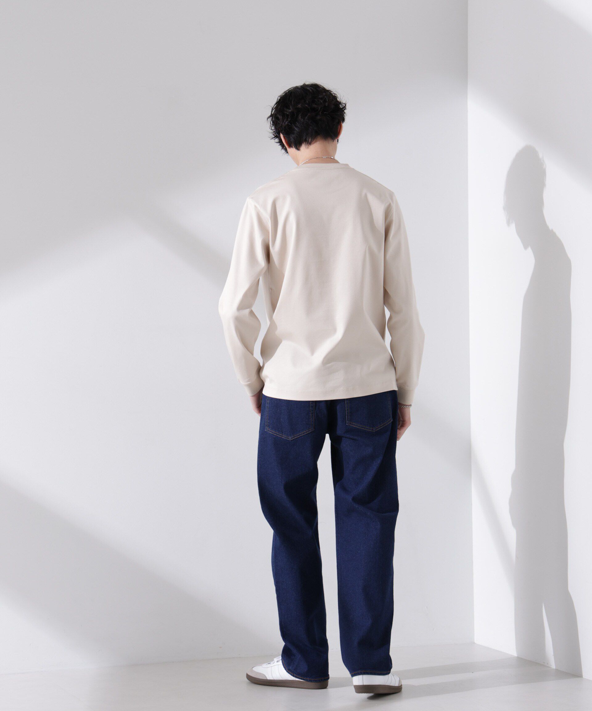 nano･universe「アンチスメル クルーネックTシャツ 長袖」|Tシャツ・カットソー|