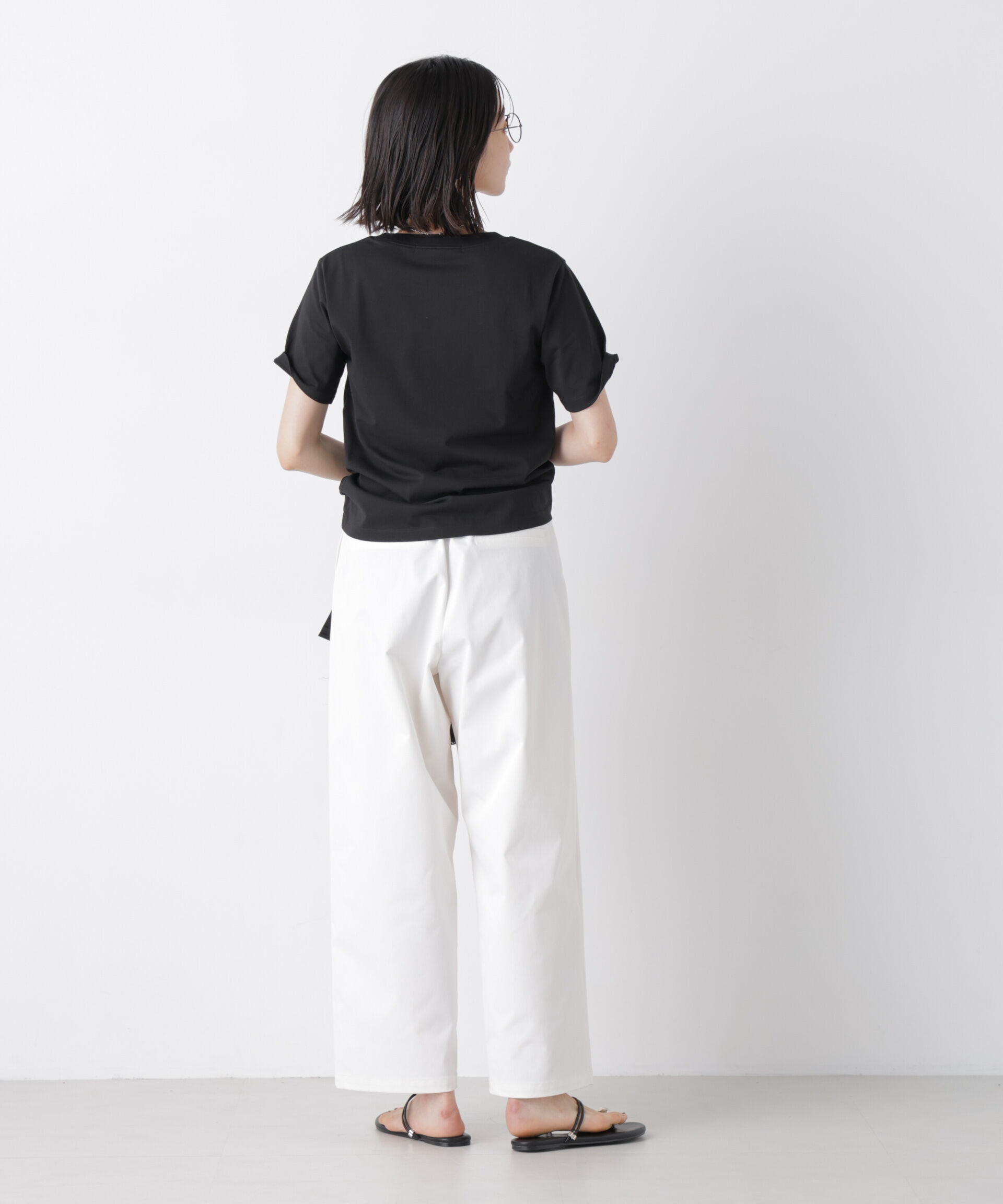 nano･universe「気化冷却機能 半袖クルーネックトップス」|Tシャツ・カットソー|