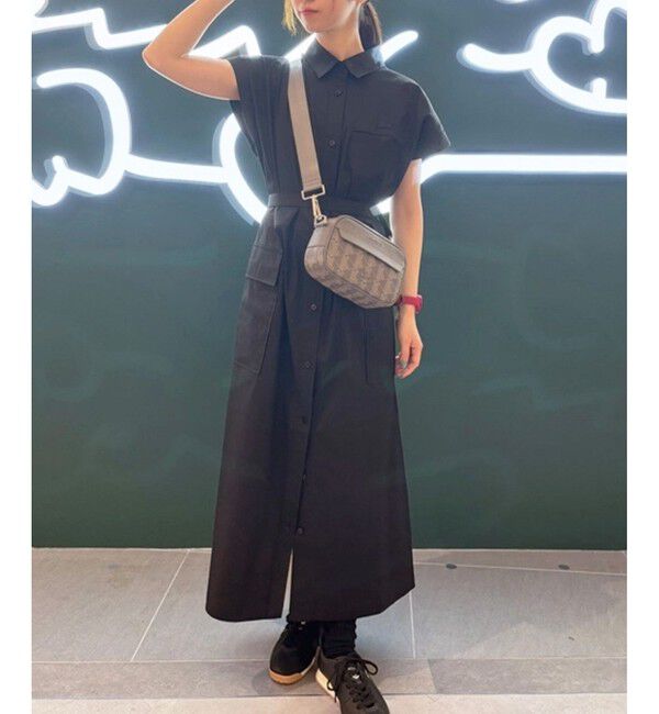 LACOSTE「キモノスリーブシャツドレス / シャツワンピース」|ワンピース|