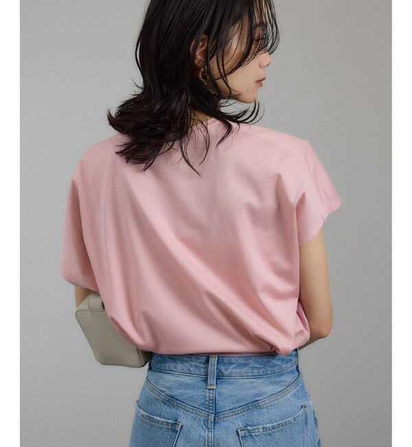 SALON adam et rope'「プリマベールリラックスドルマンスリーブプルオーバー［UVケア・洗濯耐久］」|Tシャツ・カットソー|ピンク系(65)