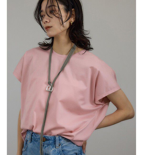 SALON adam et rope'「プリマベールリラックスドルマンスリーブプルオーバー［UVケア・洗濯耐久］」|Tシャツ・カットソー|