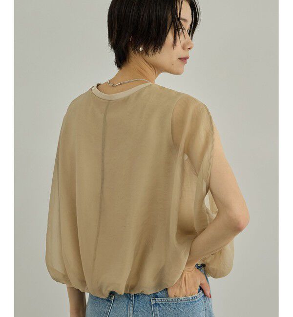SALON adam et rope'「【WEB限定】シアーオーガンジープルオーバー」|その他|