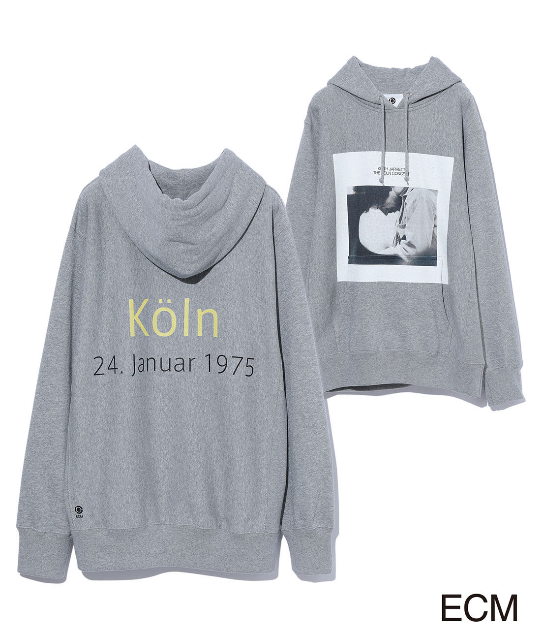 ADAM ET ROPE'「〈KEITH JARRETT〉PHOTO PARKA」|パーカー|ライトグレー(08)