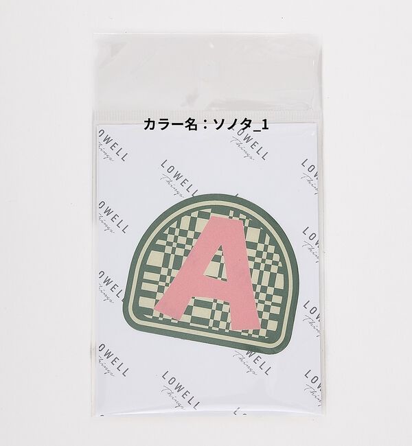 LOWELL things「アルファベットステッカー(A-G)/枠あり/推し活」|その他|