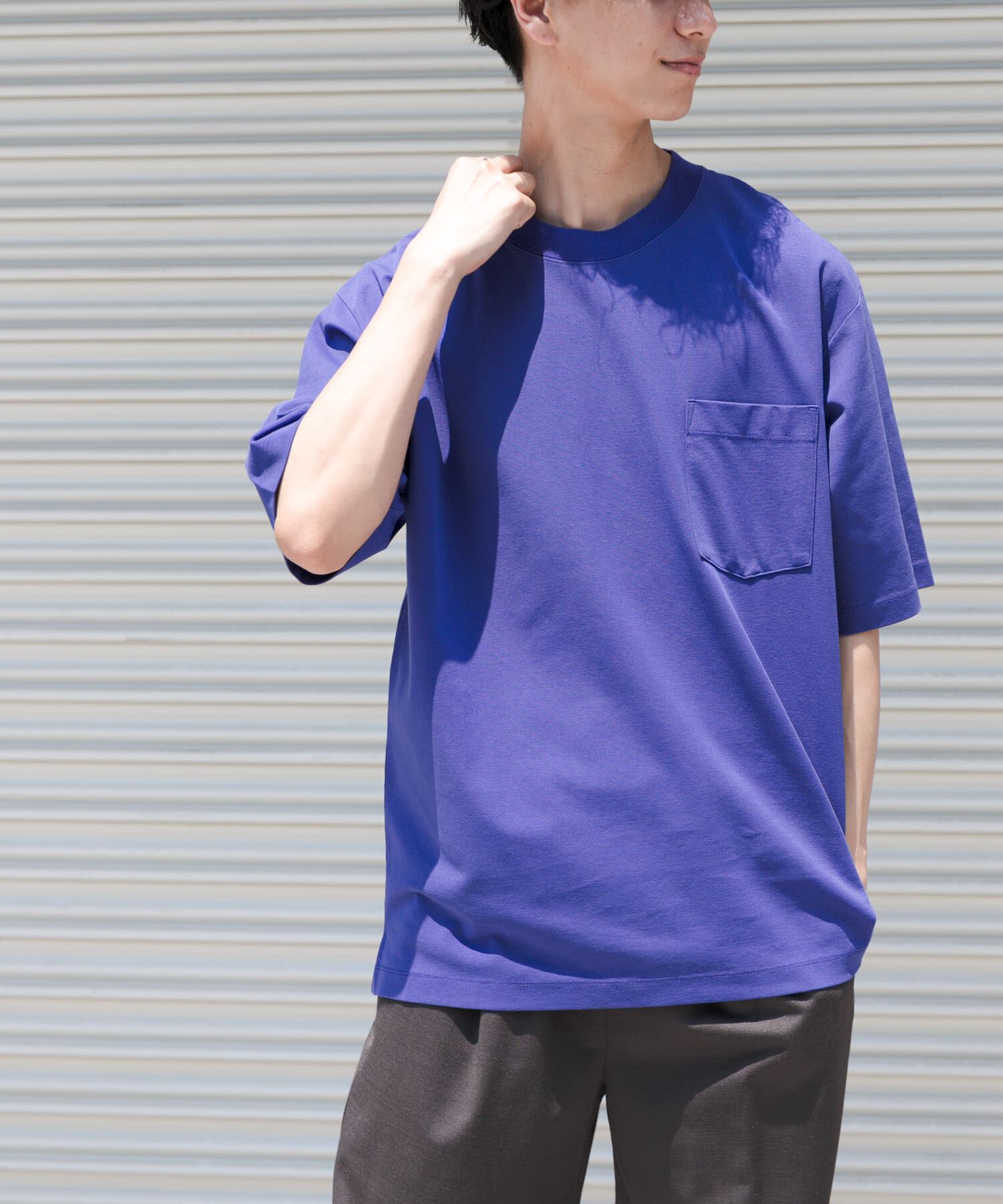 URBAN RESEARCH DOORS「FORK&SPOON　ハイゲージクールTシャツ」|Tシャツ・カットソー|