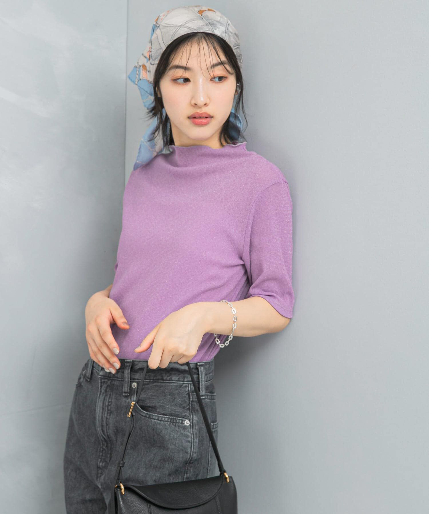 URBAN RESEARCH ROSSO「ラメシアーカットソー」|Tシャツ・カットソー|