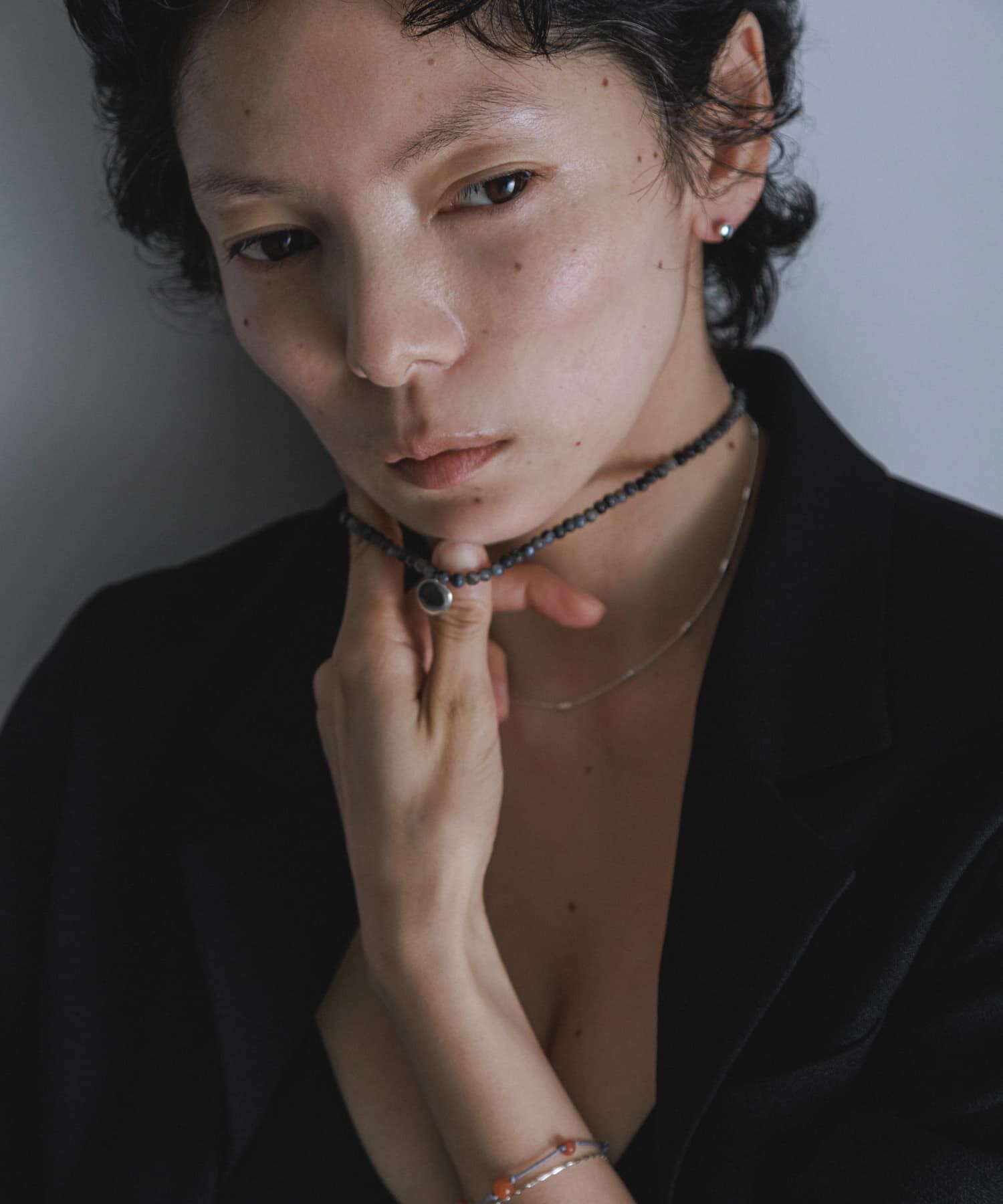 SMELLY「SMELLY so&rsquo;　blackLabradoritenecklace」|ネックレス|