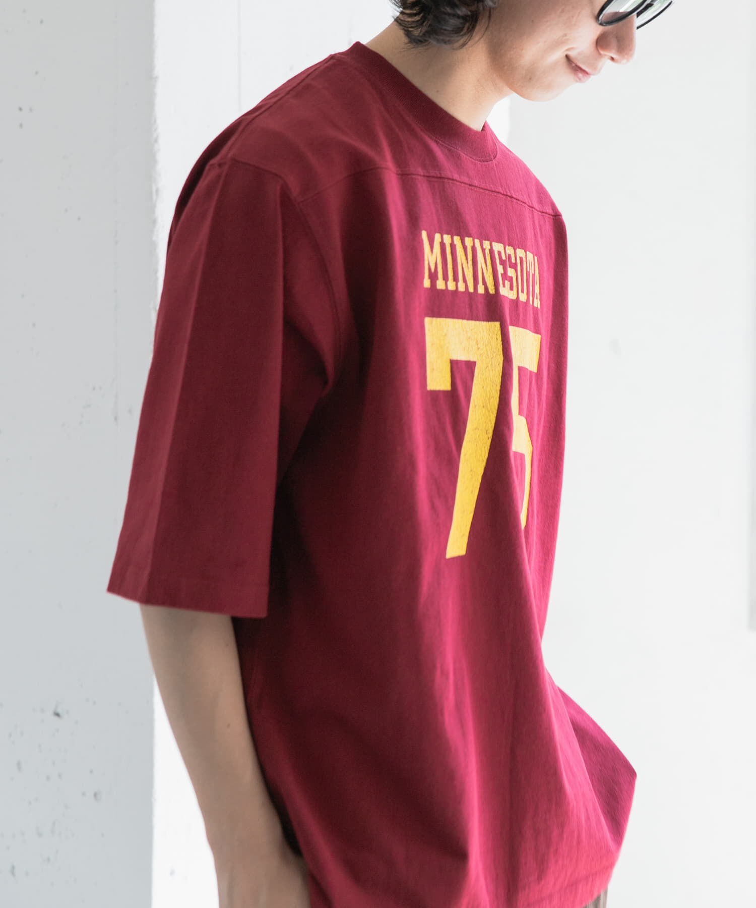 URBAN RESEARCH DOORS「FORK&SPOON　ナンバリングプリントTシャツ」|Tシャツ・カットソー|
