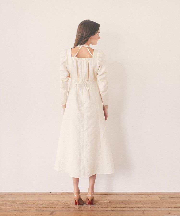 Maison de FLEUR Petite Robe「慈愛に満ちたジャカードワンピース」|ワンピース|