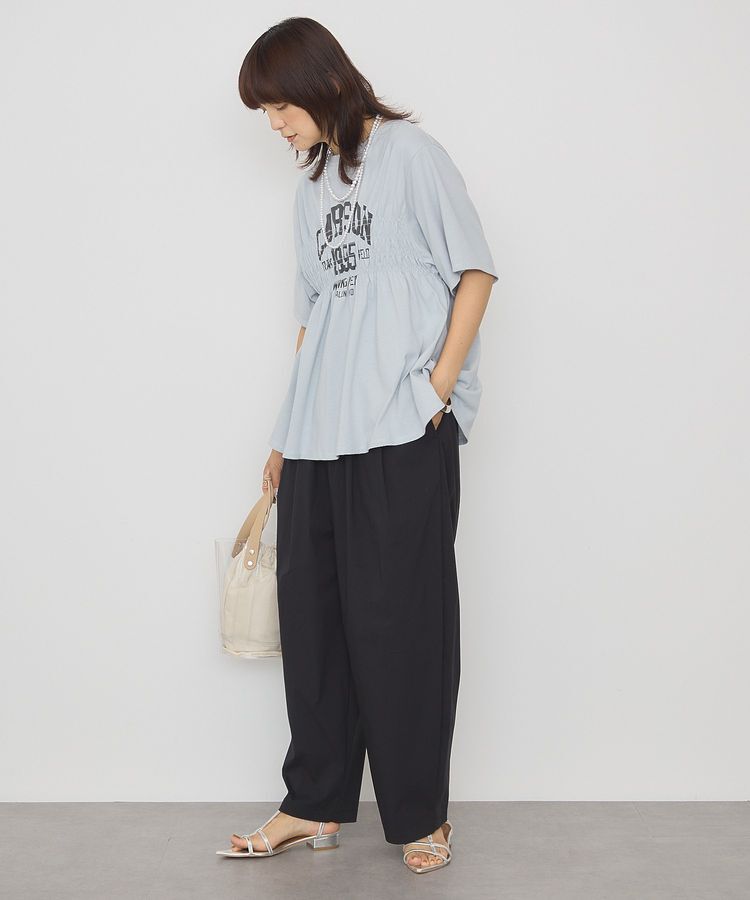AMERICAN HOLIC「シャーリングプリントTシャツ」|Tシャツ・カットソー|