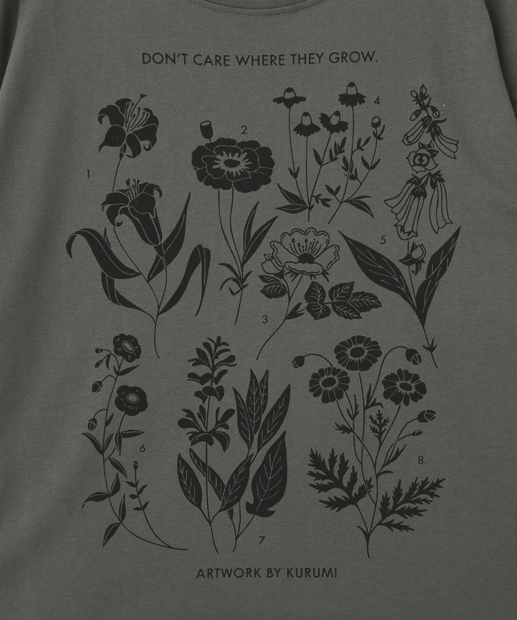 Green Parks「■WITH KURUMI.N フラワーptTシャツ」|Tシャツ・カットソー|