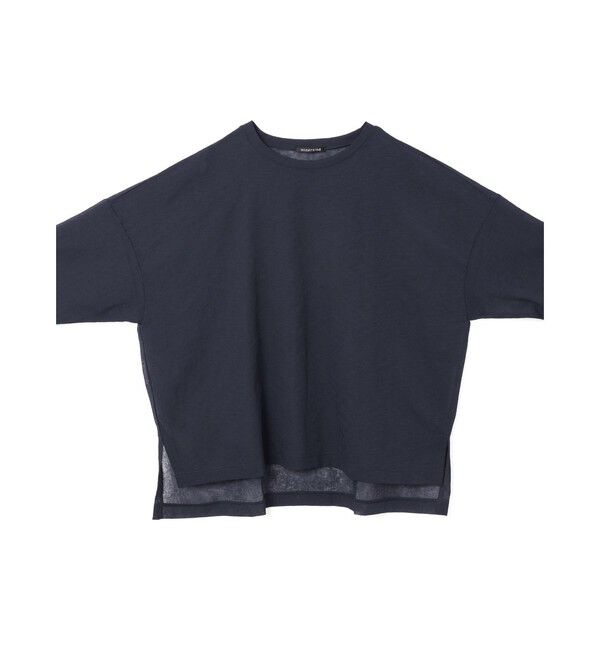 mizuiro ind「mizuiro ind ワッシャーボイルワイドプルオーバー」|Tシャツ・カットソー|