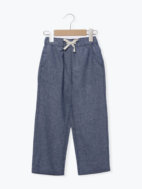 Samansa Mos2 Lagom「☆ダンガリーイージーパンツ」|その他|ネイビー