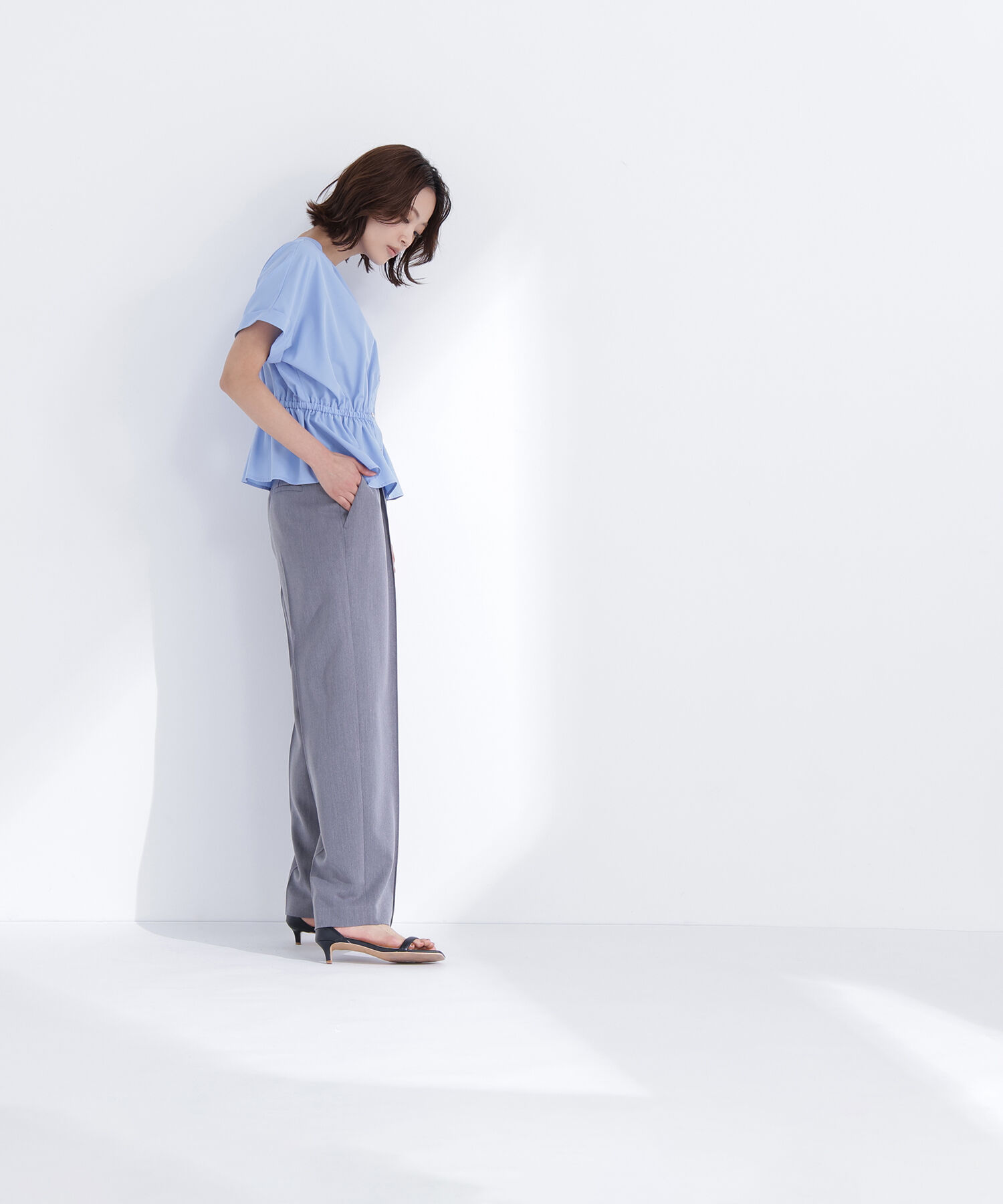  「〈ちょうど、いい服〉きゅっとふわっと。全部盛りブラウス」|シャツ・ブラウス|
