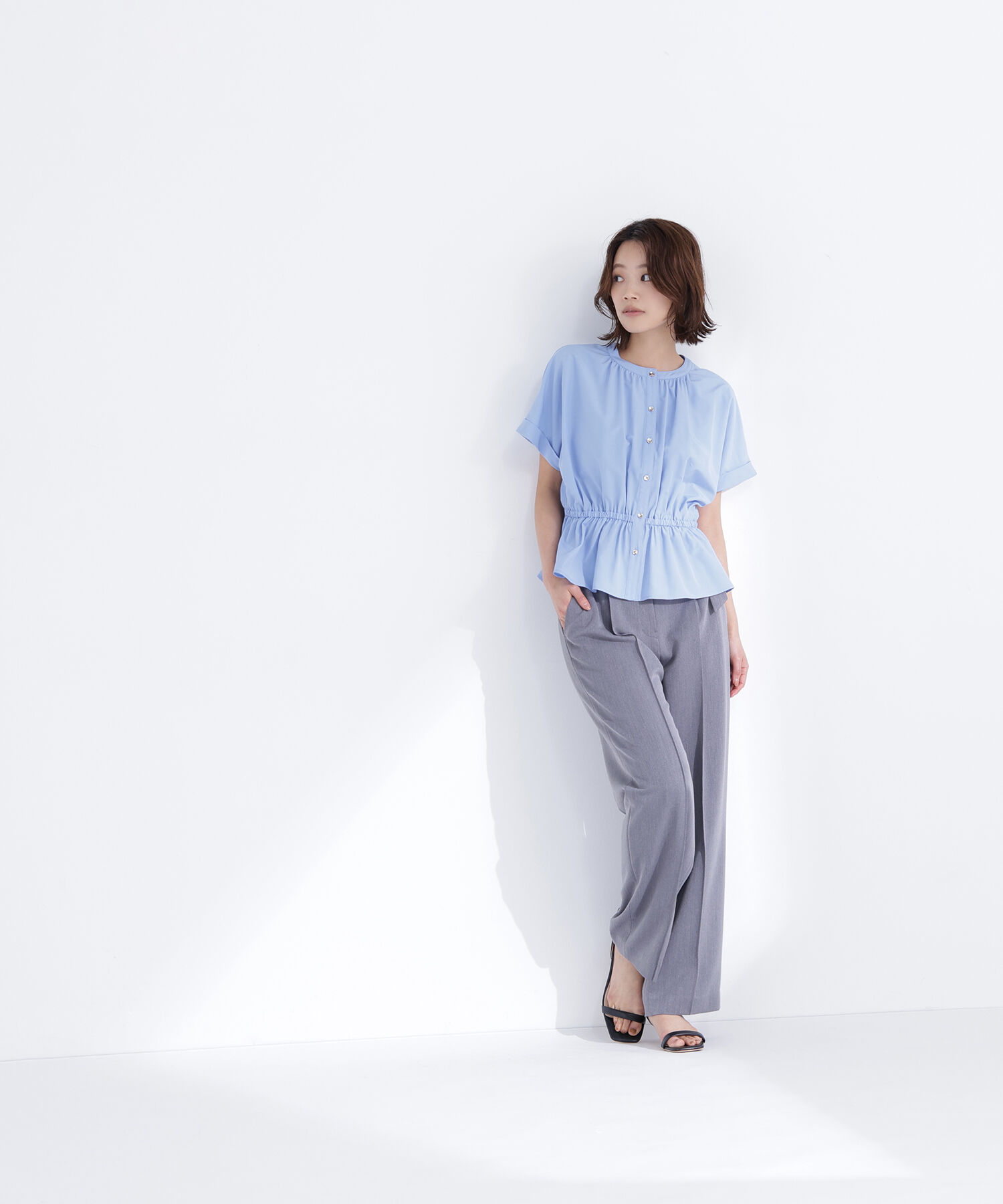  「〈ちょうど、いい服〉きゅっとふわっと。全部盛りブラウス」|シャツ・ブラウス|